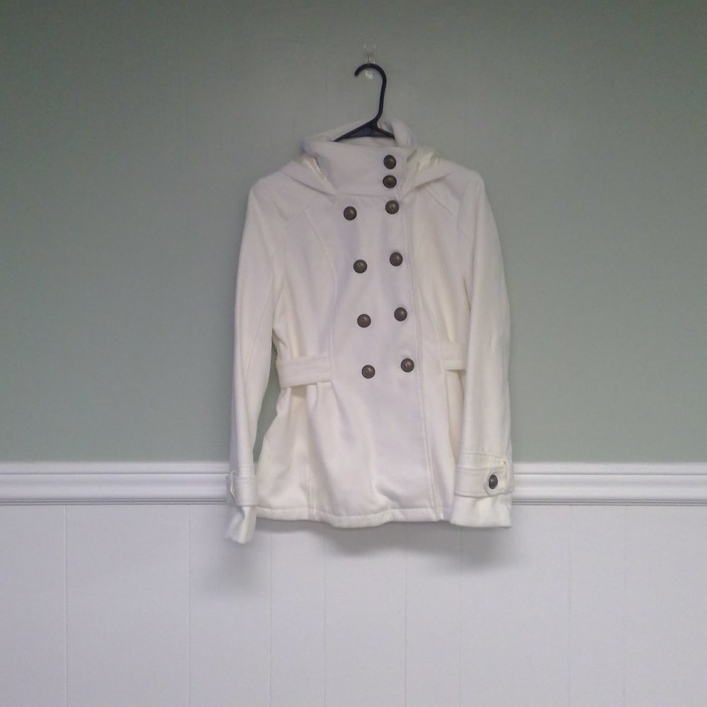 White Winter Pea Coat